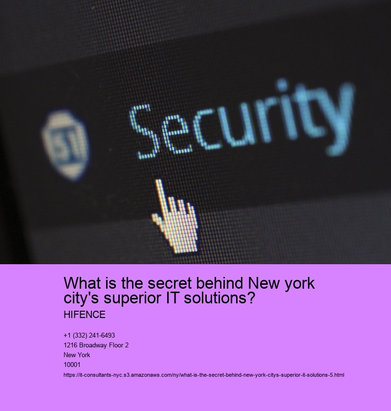 What is the secret behind New york city's superior IT solutions?