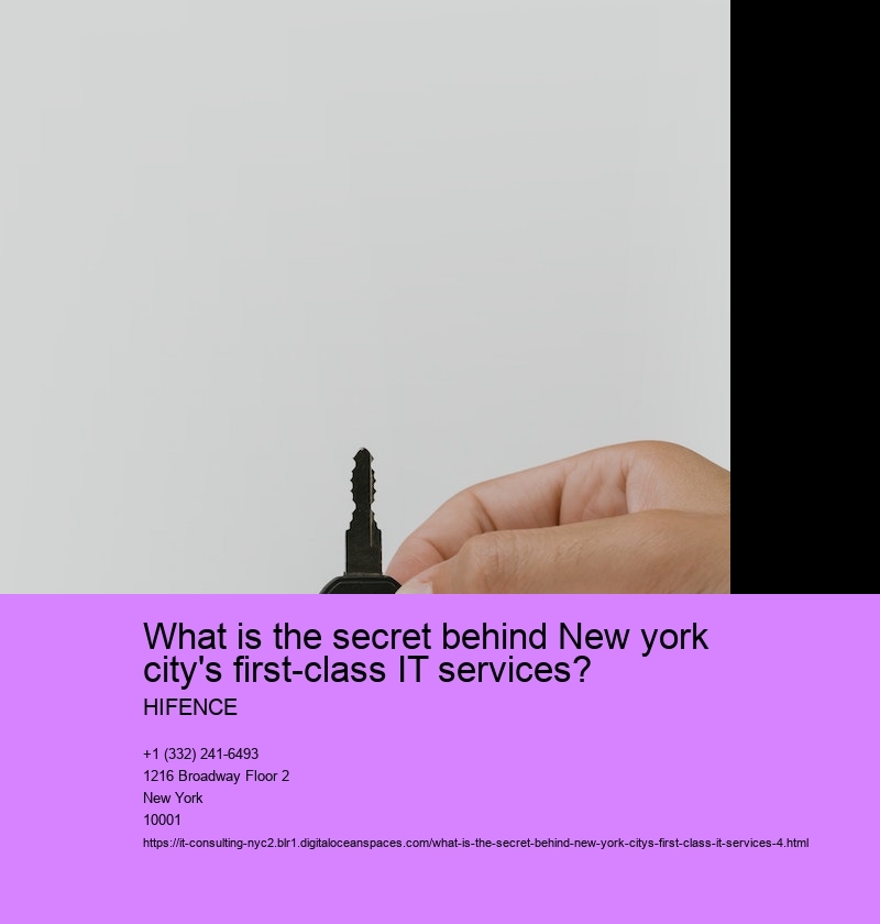 What is the secret behind New york city's first-class IT services?